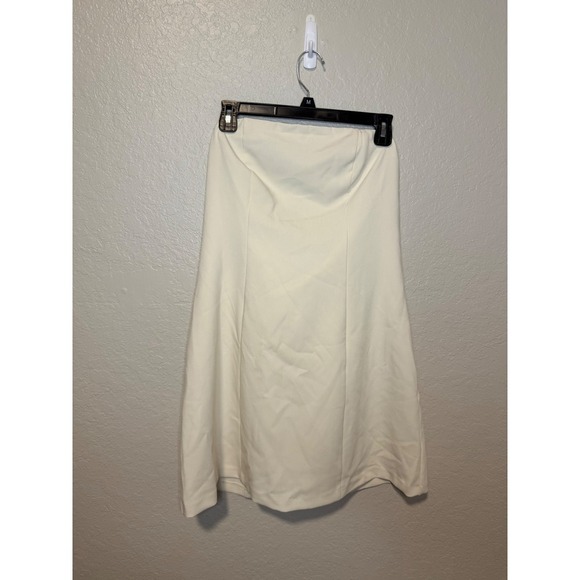 A New Day Women's Cream Strapless Mini Dress Party Cocktail Size 12 - Picture 5 of 6